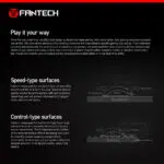 FANTECH MP25 SVEN Rubber Base Control Edition Gaming Mouse Pad