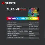 FANTECH FC123 Turbine RGB System Fan