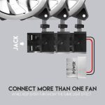 FANTECH FC124 Turbine RGB System Fan