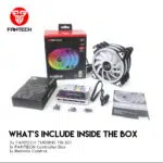 FANTECH FB301 TURBINE RGB System Fan Kit + Remote Controller