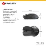 FANTECH W189 Wireless Office Mouse