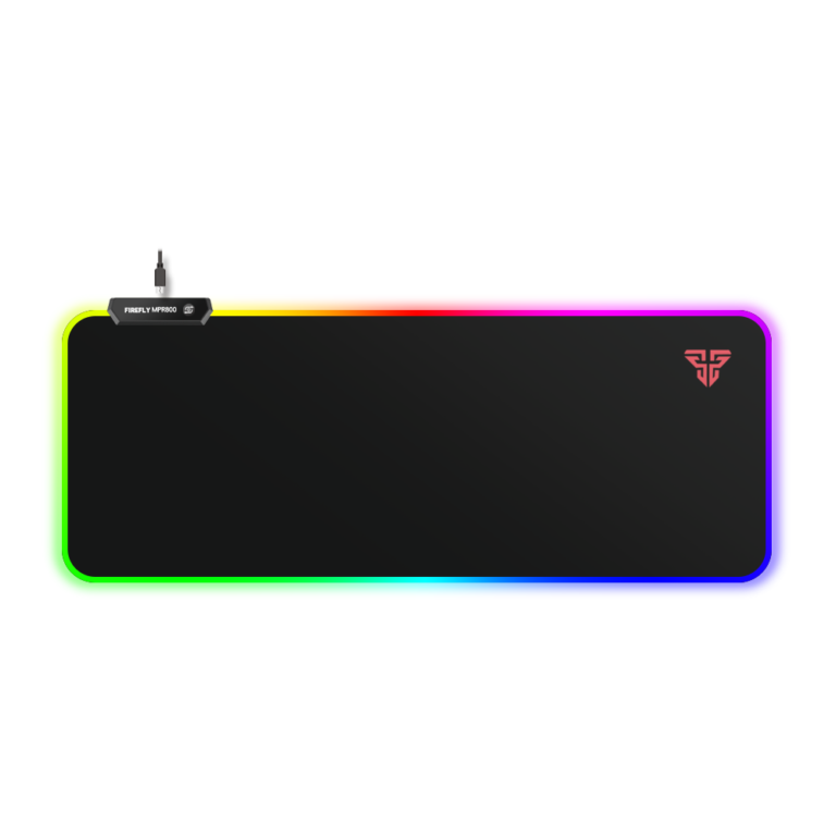 FANTECH MPR800s FIREFLY Soft Cloth RGB Mouse Pad