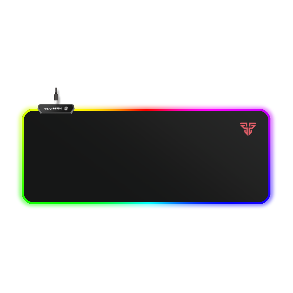 FANTECH MPR800s FIREFLY Soft Cloth RGB Mouse Pad