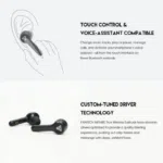 FANTECH TX1 MITRIL Wireless EarBuds – Bluetooth In-Ear Headset