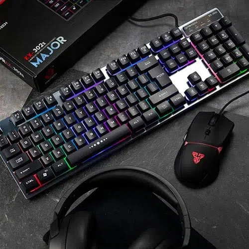 FANTECH KX302s MAJOR Zone Lighting RGB Gaming Keyboard Mouse Combo