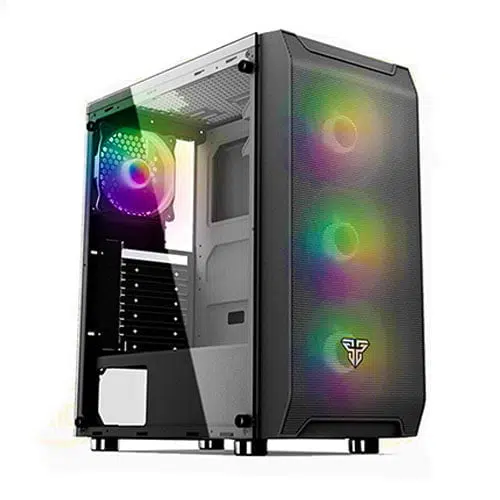 FANTECH STRIKE CG80 – ARGB Gaming PC Case + 4x RGB Fans