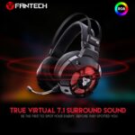 FANTECH HG11 CAPTAIN 7.1 SURROUND SOUND USB RGB Gaming Headset