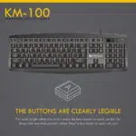 FANTECH KM100 Office Professional Keyboard Mouse Combo