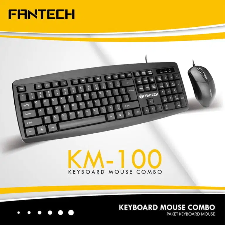 FANTECH KM100 Office Professional Keyboard Mouse Combo