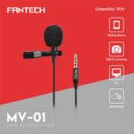 FANTECH MV01 Professional Lavalier Microphone / Clip-On Mic