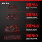 FANTECH MP80 SVEN Rubber Base Control Edition Gaming Mouse Pad