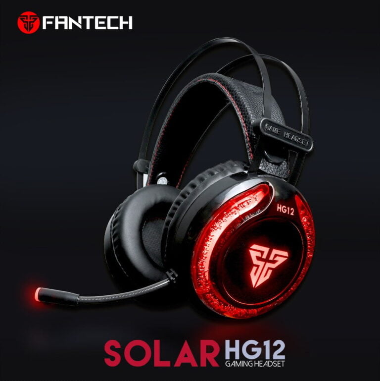FANTECH HG12 SOLAR 7.1 SURROUND SOUND USB Chroma PC STEREO Gaming Headset with Microphone
