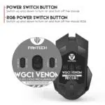 FANTECH WGC1 VENOM 2400DPI 2.4GHz Hybrid-Wireless Gaming Mouse