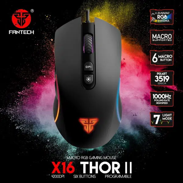 FANTECH X16 Thor II RGB Gaming Mouse