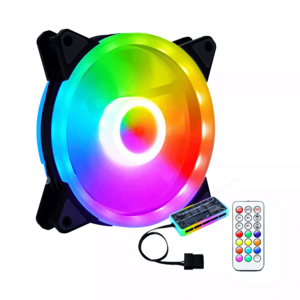 3pcs*120MM RGB Fan + Controller + Remote Kit