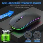 RECHARGABLE RGB WIRELESS MOUSE X1L