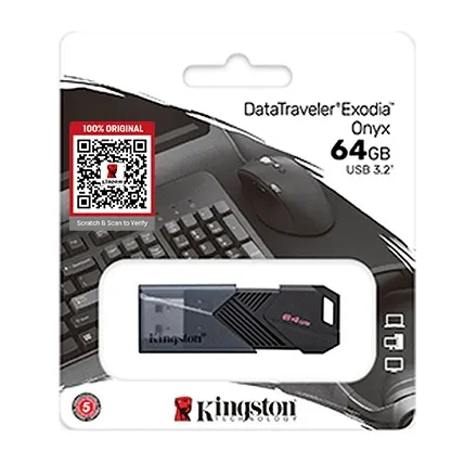 Kingston DataTraveler Exodia Onyx USB 3.2 Flash Drive | DTXON