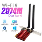 PCI-E WiFi Card 2.4G/5G Network Wifi 6