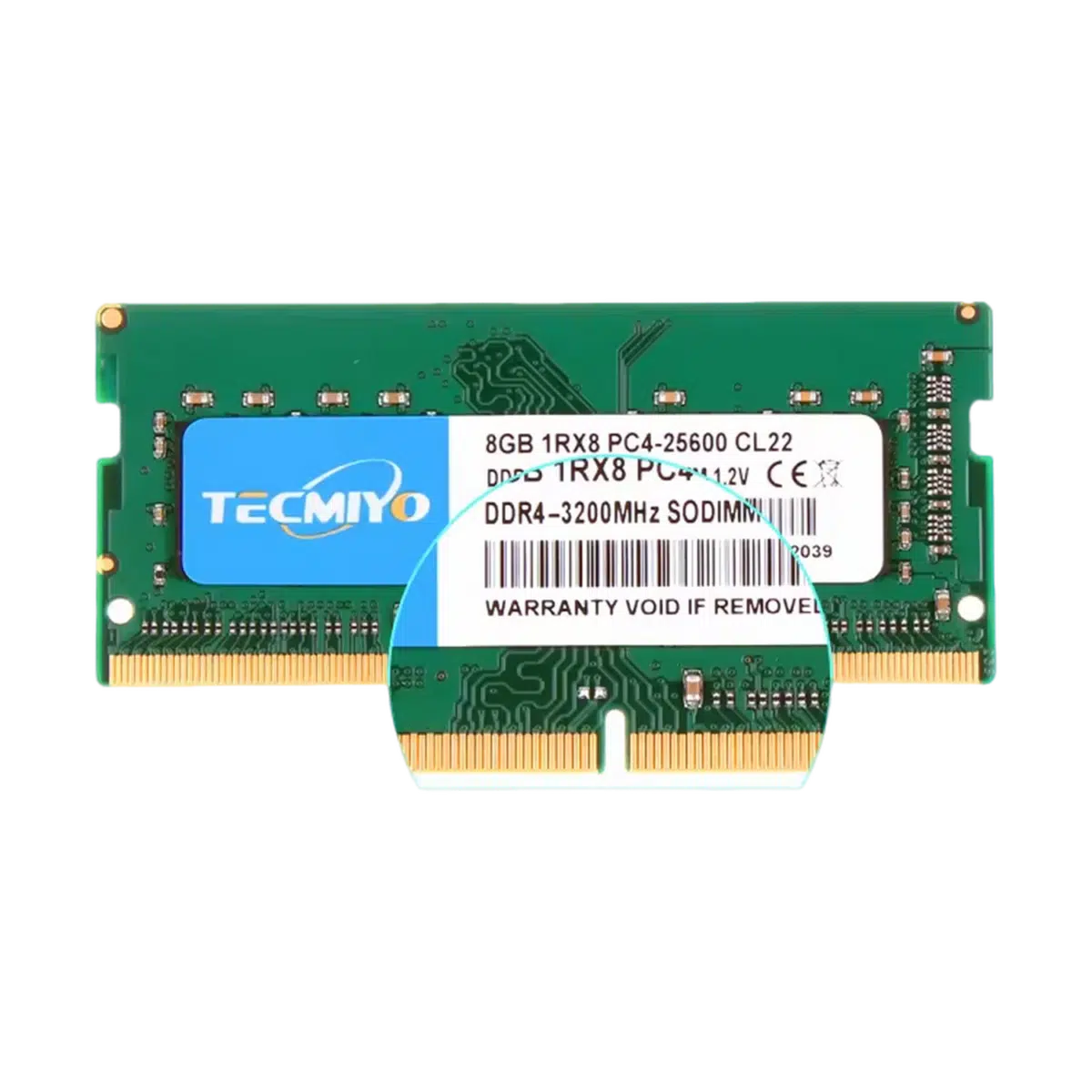 TECMIYO DDR4 8GB 3200MHZ LAPTOP RAM