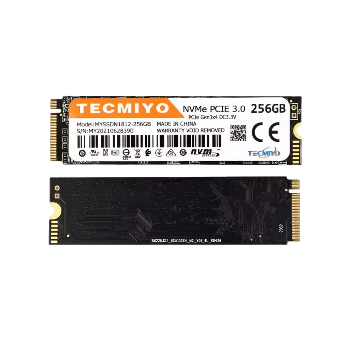 TECMIYO SSD M.2 NVME 256GB | M.2 SOLID STATE DRIVE | NVME SSD