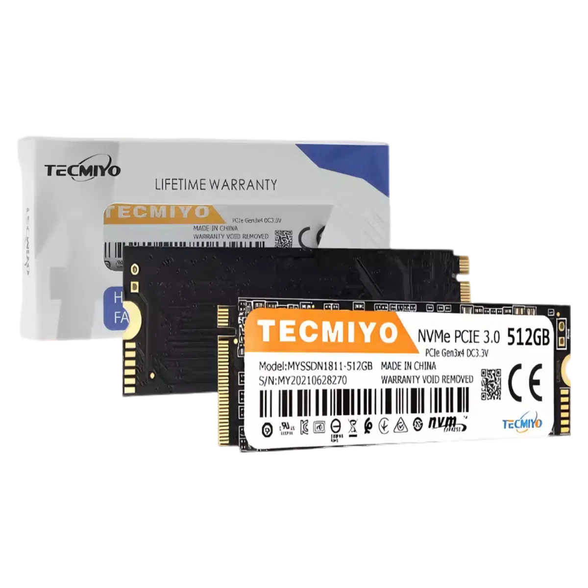 TECMIYO SSD M.2 NVME 512GB | M.2 SOLID STATE DRIVE | NVME SSD