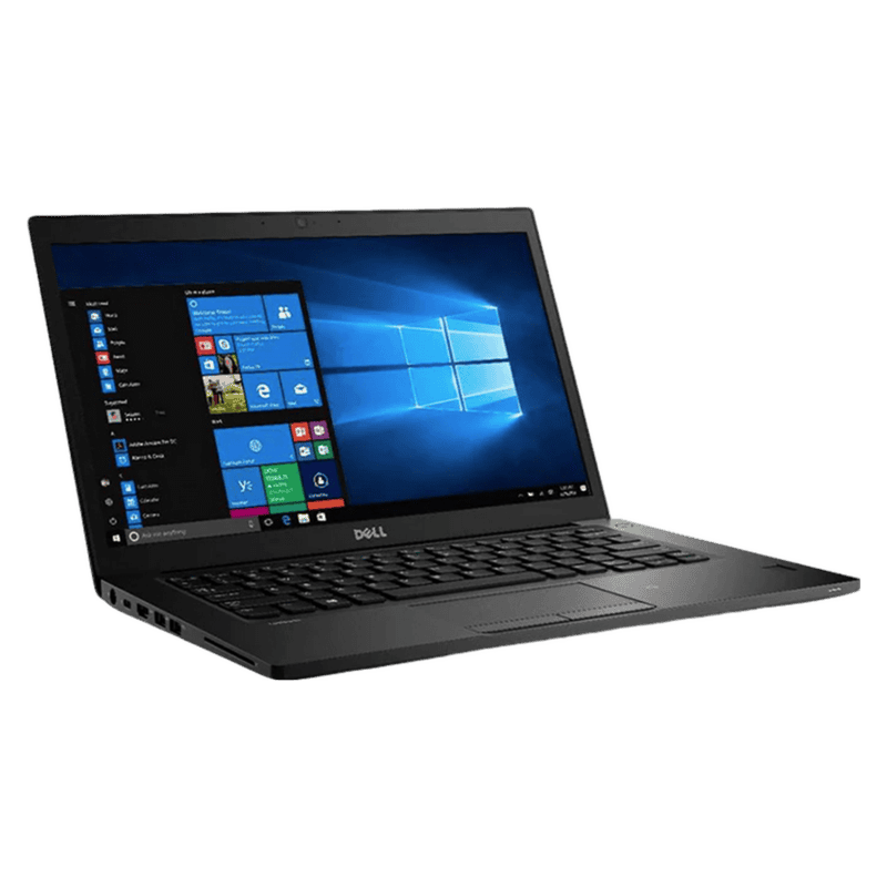 Dell laptop with Windows 10 OS, portable computer for business and personal use, high-performance tech device.